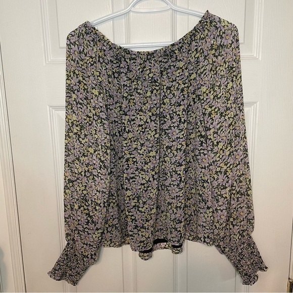 SANCTUARY Floral Top Blouse medium - Picture 4 of 8